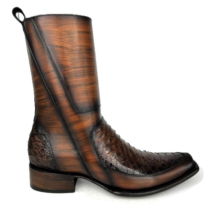 EMILIO BROWN PITON BOOTS