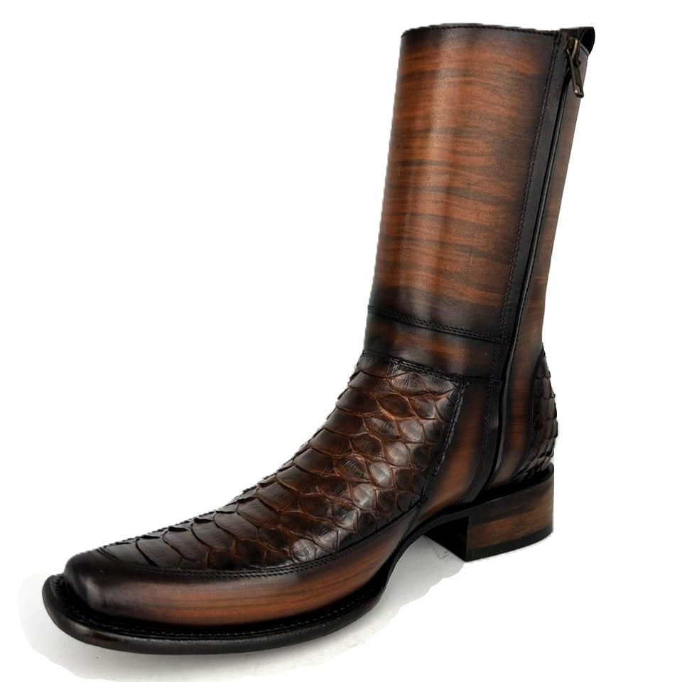 EMILIO BROWN PITON BOOTS