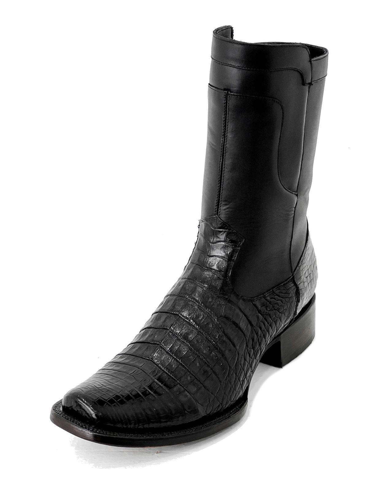 CHRISTIAN BLACK CROCODRILO BOOTS