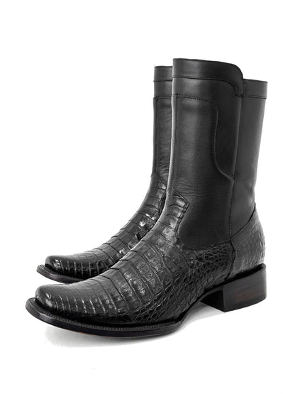 CHRISTIAN BLACK CROCODRILO BOOTS