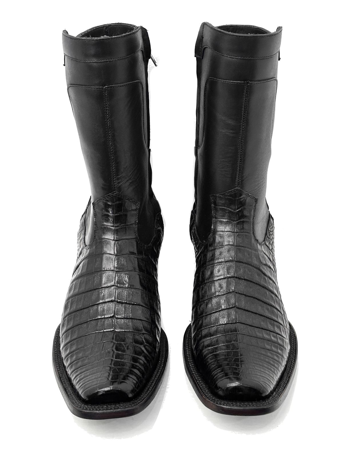 CHRISTIAN BLACK CROCODRILO BOOTS