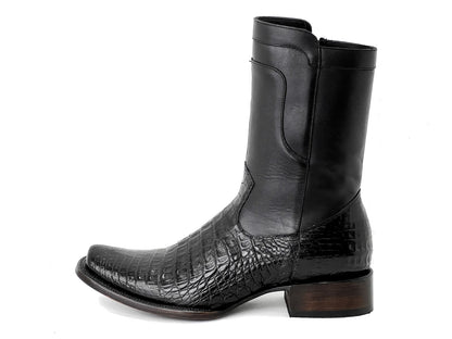 CHRISTIAN BLACK CROCODRILO BOOTS