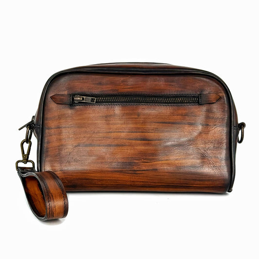 BANDOLERA PATINA BROWN