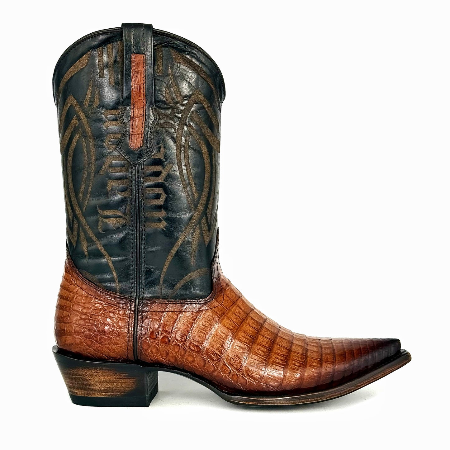 EMMA BROWN PITON BOOTS 